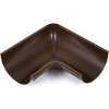 Roh vnútorný pre odkvapový žľab EVROMAT 333 mm pozinkovaný lakovaný RAL 8017 hnedý