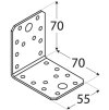Uholník KL 2 spojovací 70 x 70 x 55 x 2,5 mm pozinkovaný 1 ks