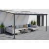 Hliníková pergola LANITPLAST WALL 33 antracit + číry PC
