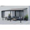 Hliníková pergola LANITPLAST WALL 43 antracit + bronz PC