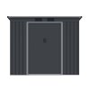 87709 12 kovovy zahradni domek halle 74 antracit