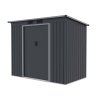 87709 9 kovovy zahradni domek halle 74 antracit