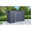 87712 10 kovovy zahradni domek halle 94 antracit