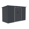87712 11 kovovy zahradni domek halle 94 antracit