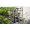 Skleník VITAVIA IDA 5200 číre sklo 3 mm + PC 6 mm čierny