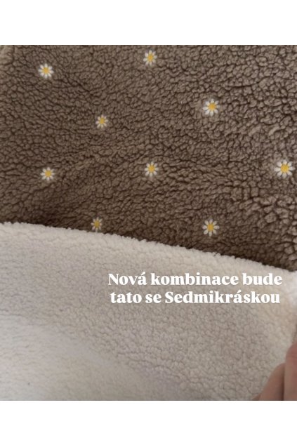 Hřejivá mikina Sedmikrásky krémová