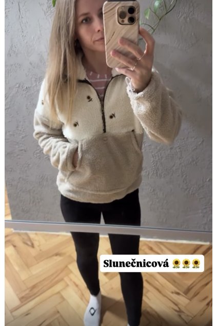 Hřejivá mikina Slunečnice🌻