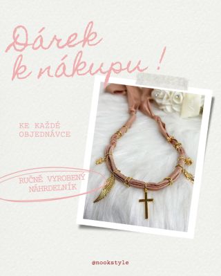 Ke každé objednávce NOOK šátku/overalu máme pro vás dáreček 🎁 v podobě tohoto náhrdelníku, který můžete nosit jako...