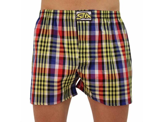 panske trenky styx klasicka guma vicebarevne a833