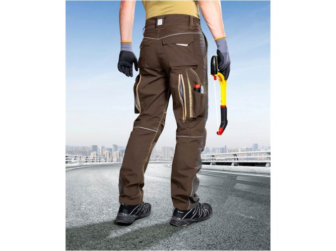 ARDON URBAN+ nohavice do pása hnedej  + tričko zdarma