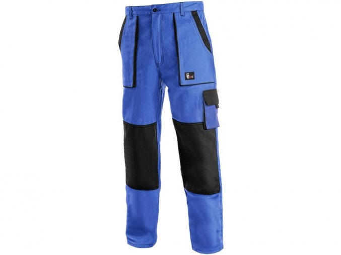 LUX JOSEF montérkové kalhoty modro-černé prodloužené