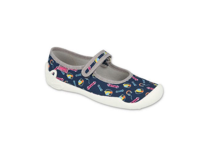 44412 1 114y502 31 divci balerinky befado modre skate