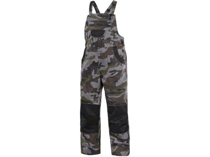 cxs camo detske zahradniky kalhoty s laclem