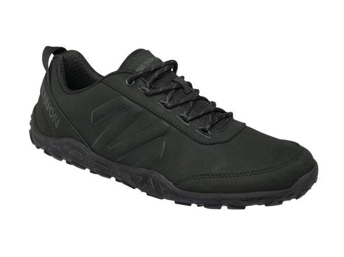 BENNON BAREFOOT LEATHER GRAPHITE/BLACK / Kožená barefoot obuv