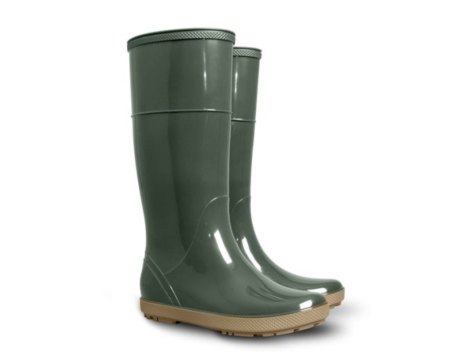DEMAR LADY 0075 C Dámské barevné holinky zelené