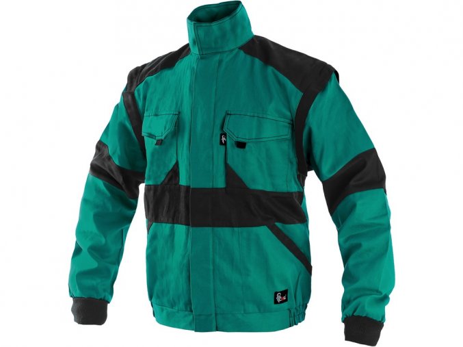 LUX EDA monterková blúza zeleno-čierna