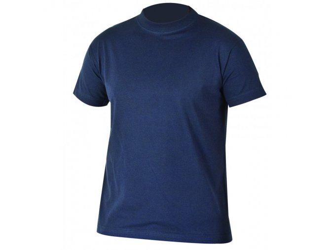 TEESTA tričko bavlnené tmavo modré