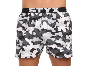 panske trenky styx art sportovni guma maskac sedy b1952