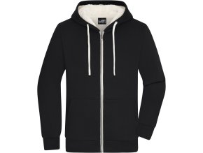 JN1320 Doubleface Jacket pánská mikina černá