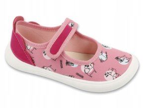 BEFADO 143Y003 BAREFOOT dívčí bačkory kočky