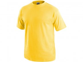 TEESTA triko bavlněné žluté