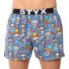 panske trenky styx art sportovni guma lebky b1856