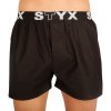 5pack panske trenky styx sportovni guma cerne 5b960