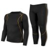 bennon artemios underwear black p73001 lehke funkcni termopradlo set kalhot a trika