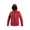 Bunda CXS STRETCH dětská softshellová červená