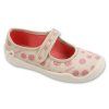 BEFADO 114Y565 dívčí balerínky krémové smajlík