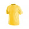 TEESTA triko bavlněné žluté
