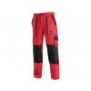 LUX JOSEF monterkové kalhoty červeno-černé