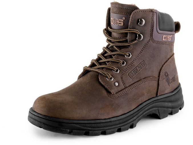 ROAD GRAND WINTER členková zateplená hnedá