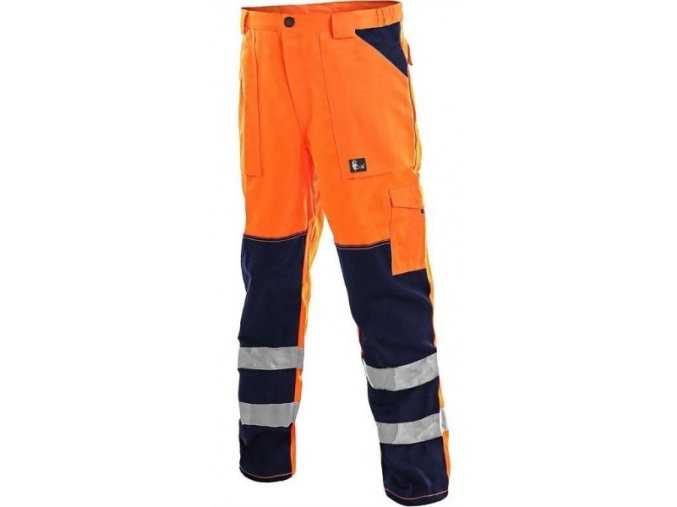 reflexni kalhoty oranžové