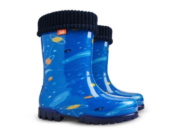 DEMAR- Chlapčenské STORMER LUX PRINT- planéty zateplené