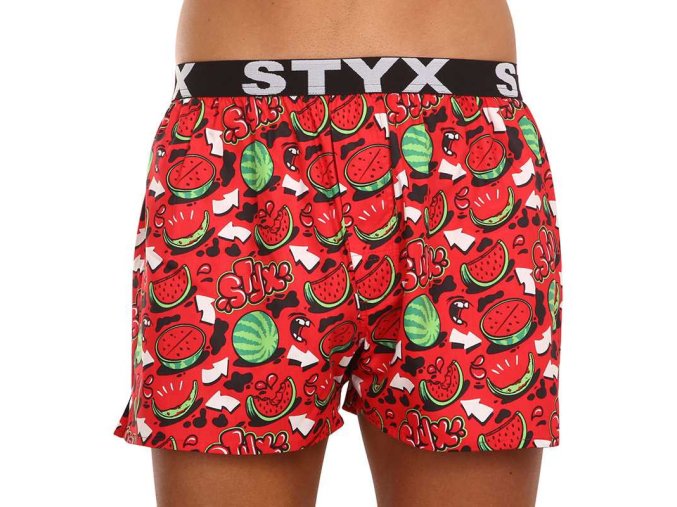 panske trenky styx art sportovni guma melouny b1459