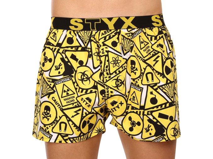 panske trenky styx art sportovni guma vystraha b1350