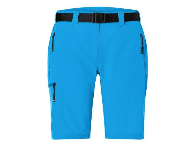 JN1203 James & Nicholson Dámske outdoorové kraťasy modré