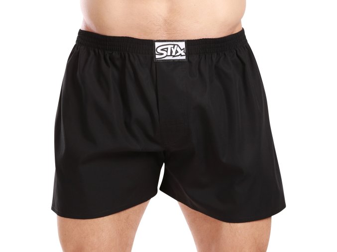 panske trenky styx klasicka guma cerne a960