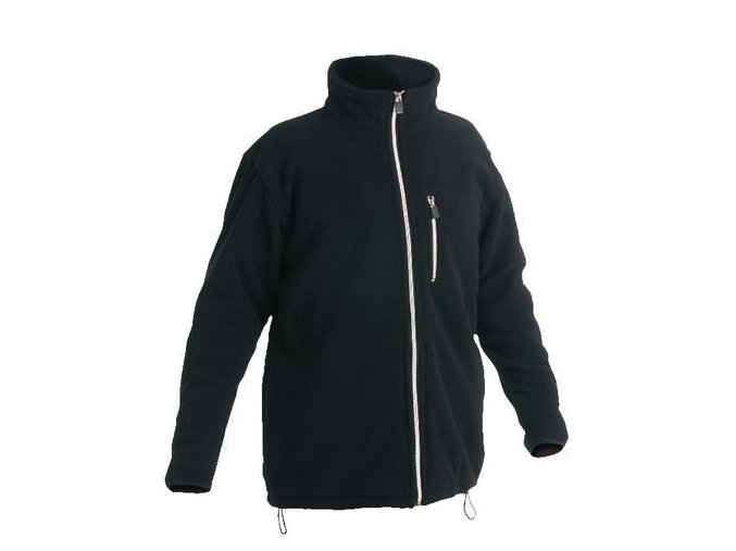 KARELA fleecová bunda černá