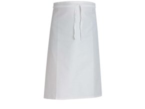 Zástera do pása biela