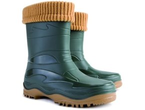 Dámske kozačky DEMAR YOUNG FUR 2 0466 ZELENÁ