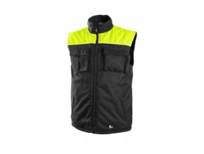 SEATTLE zimná vesta čierno-žltá