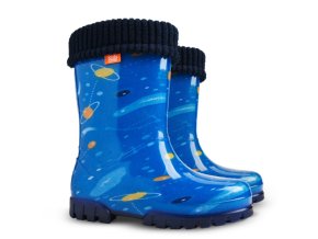 DEMAR- Chlapčenské STORMER LUX PRINT- planéty zateplené