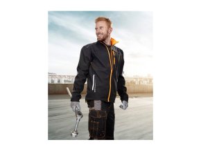 VISION pánska soft. bunda čierna  + tričko zdarma