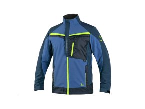 CXS Naos blúza pánska modrá, HV žlté doplnky