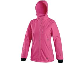 cxs nevada damska softshellova bunda ruzova xs