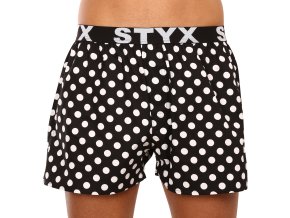 panske trenky styx art sportovni guma puntiky b1650