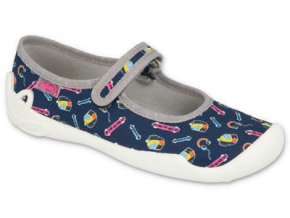 44412 1 114y502 31 divci balerinky befado modre skate