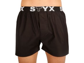 5pack panske trenky styx sportovni guma cerne 5b960